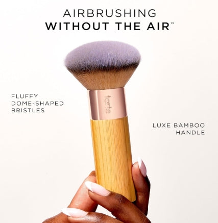 tarte the buffer airbrush finish foundation brush – Blending Brush for Cream, Liquid or Powder Makeup, Buildable Coverage & Seamless Application