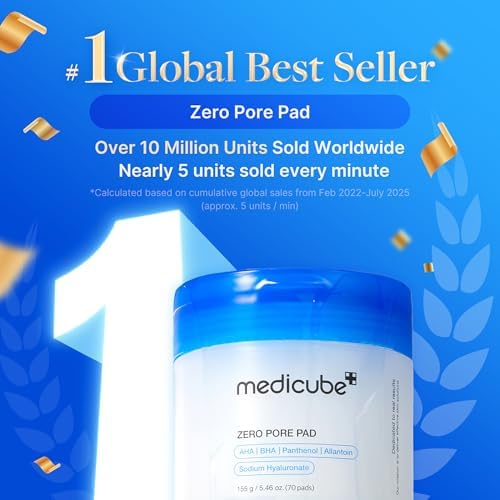 [MEDICUBE] Affordable Trio for Pore & Texture Care: Zero Pore Pads 2.0 and Zero Exosome Shot 7,500 PPM Spicule Facial Serum