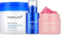 [MEDICUBE] Affordable Trio for Pore & Texture Care: Zero Pore Pads 2.0 and Zero Exosome Shot 7,500 PPM Spicule Facial Serum