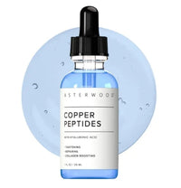 GHK Cu Peptide Serum – Copper Peptide Serum for Tightening, Collagen Boosting & Hydrating – Topical GHK-Cu with Hyaluronic Acid