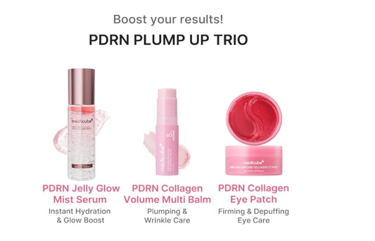 medicube PDRN Pink Collagen Volume Multi Balm Stick | Volufiline, PDRN, NAD, Collagen | Face & Body Balm for Under-Eyes, Neck, Forehead, Smile Lines, Lips | Plumping, Radiance, Line Care | K-Beauty