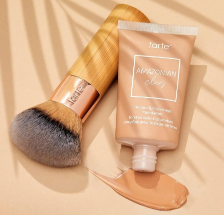 tarte the buffer airbrush finish foundation brush – Blending Brush for Cream, Liquid or Powder Makeup, Buildable Coverage & Seamless Application
