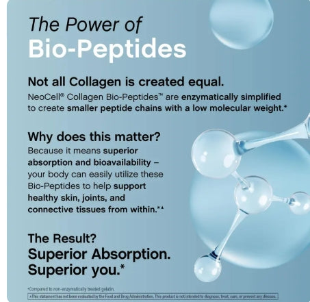 NeoCell Collagen Peptides Powder 20oz - Grassfed Protein Supplement - Advanced with 18 Essential Amino Acids